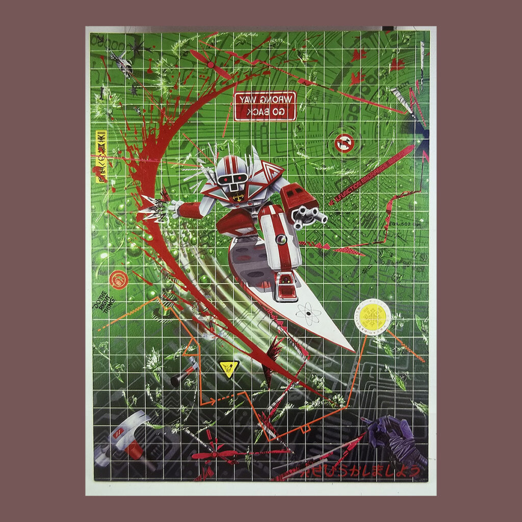 custom murals and paintings illustration by Wayne Fleming
